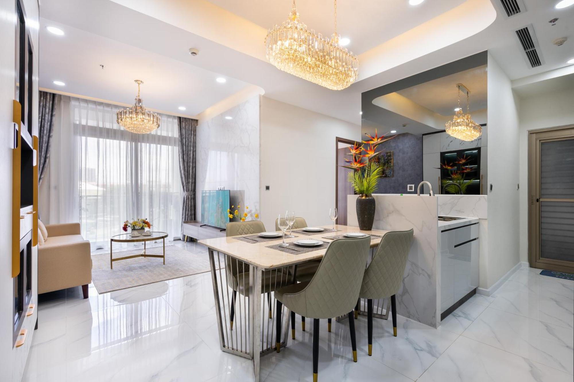 The Peak Midtown Twobedroom With Balcony Ho Şi Min Exterior foto