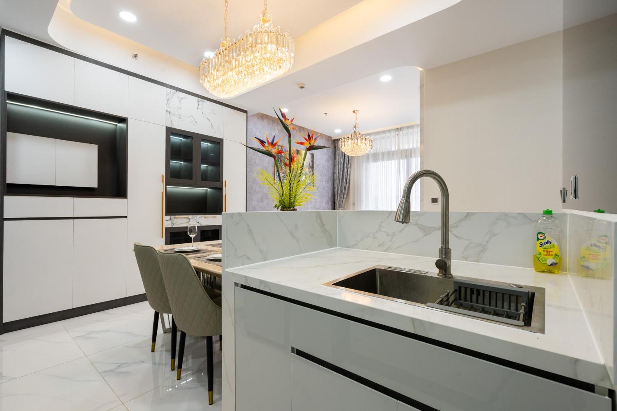 The Peak Midtown Twobedroom With Balcony Ho Şi Min Exterior foto