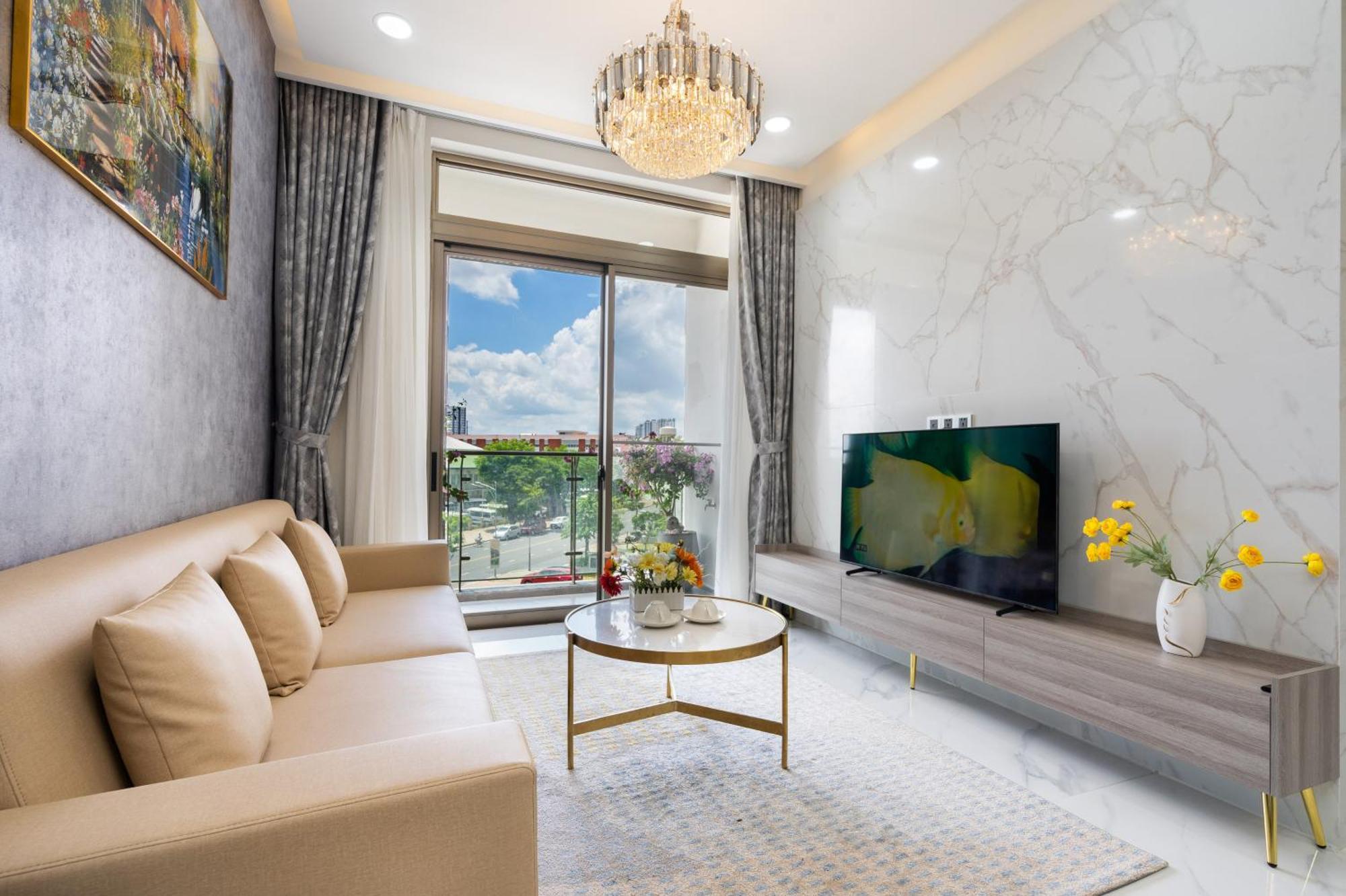 The Peak Midtown Twobedroom With Balcony Ho Şi Min Exterior foto
