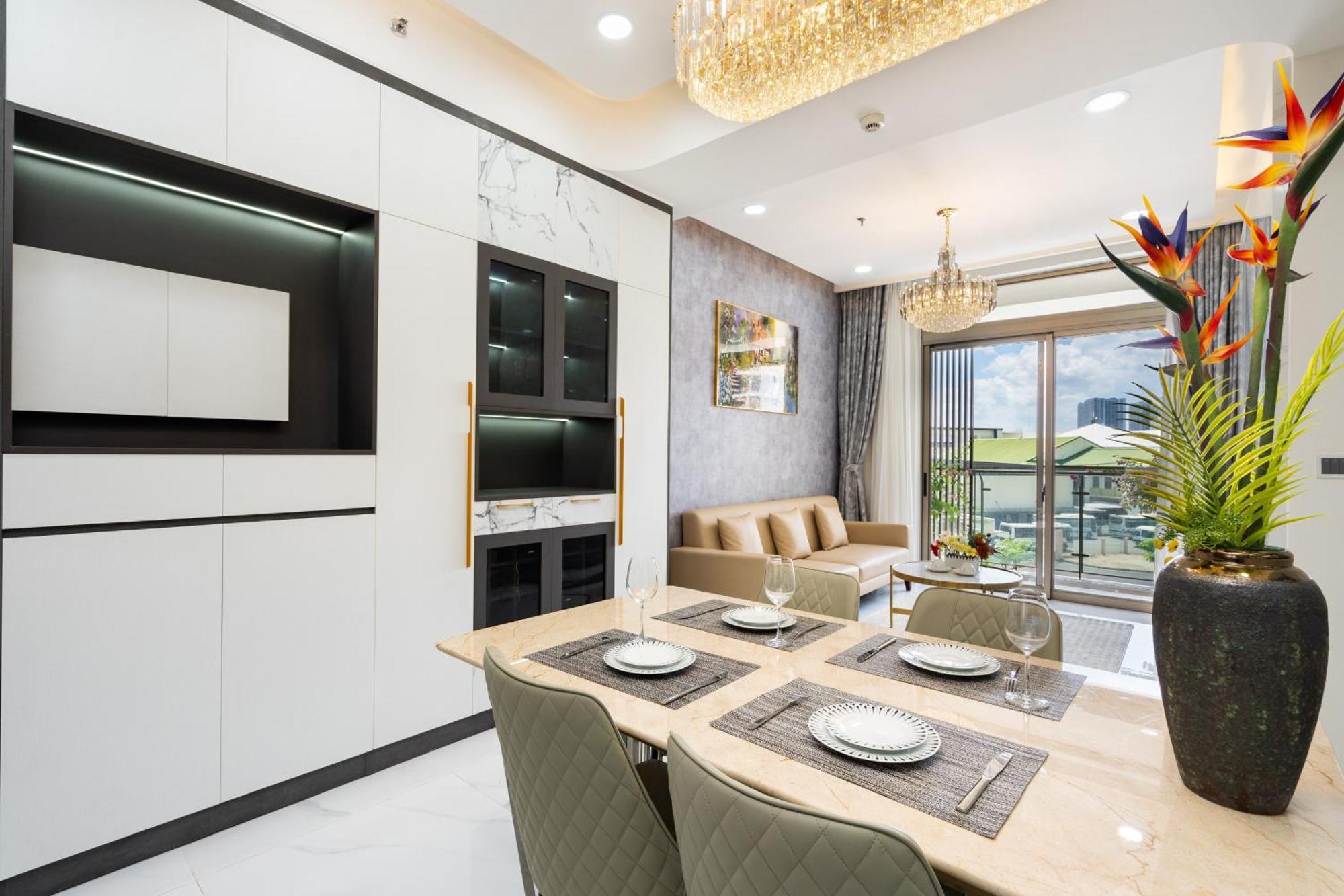 The Peak Midtown Twobedroom With Balcony Ho Şi Min Exterior foto