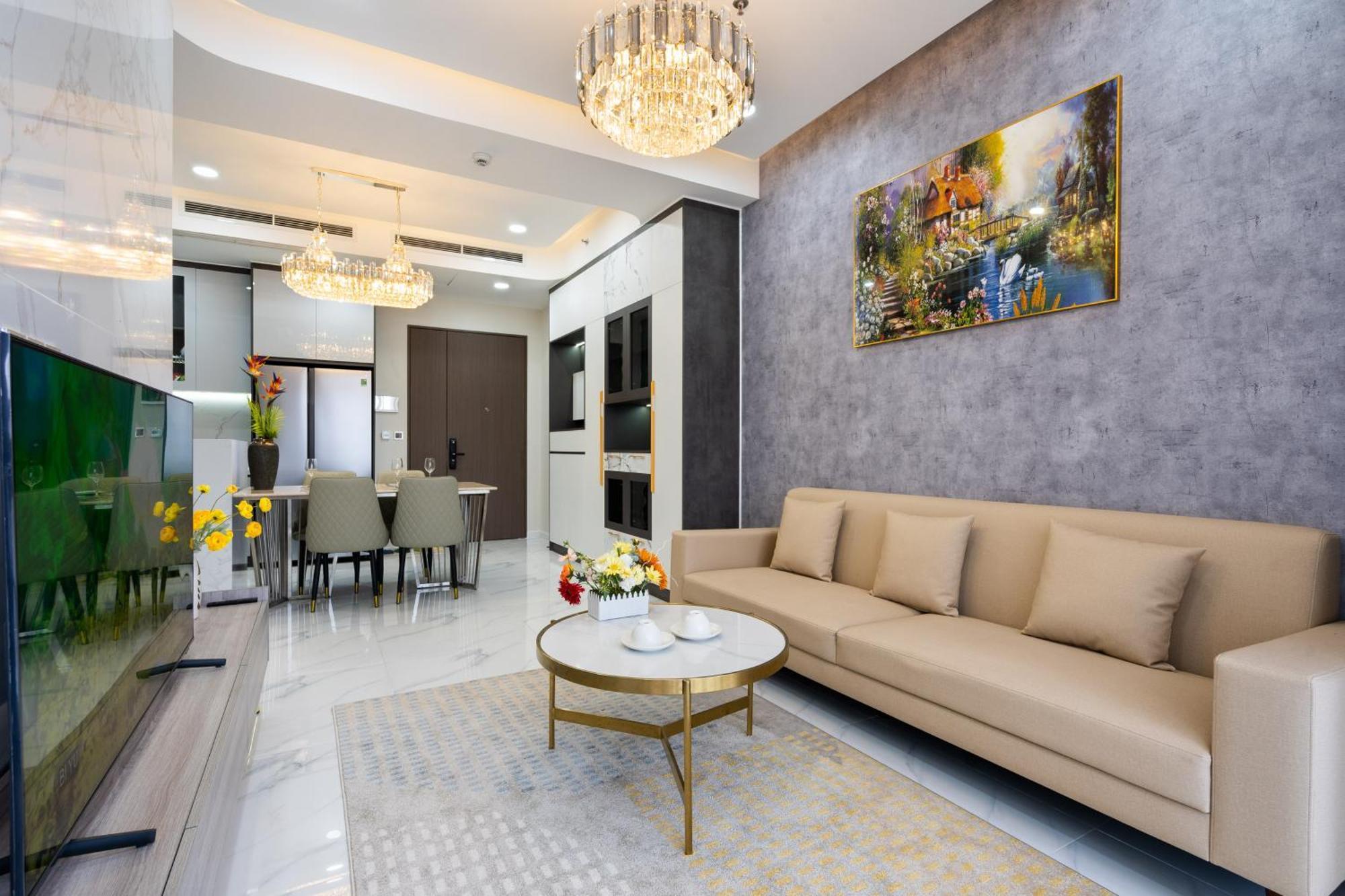 The Peak Midtown Twobedroom With Balcony Ho Şi Min Exterior foto